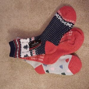 NWT.  Cuddl Duds Holiday Lounge Socks Bundle